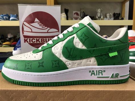 louis vuitton af1 green|lv air force 1 price.